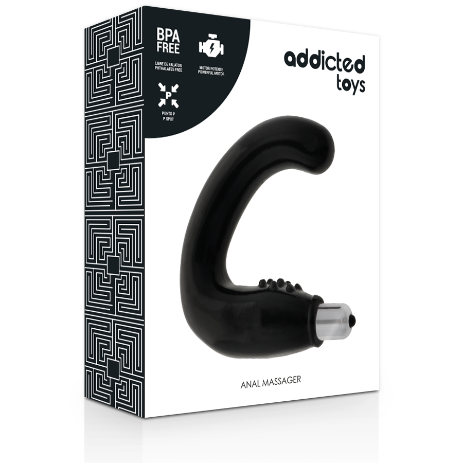 ADDICTED TOYS - MASSAGGIATORE ANALE NERO