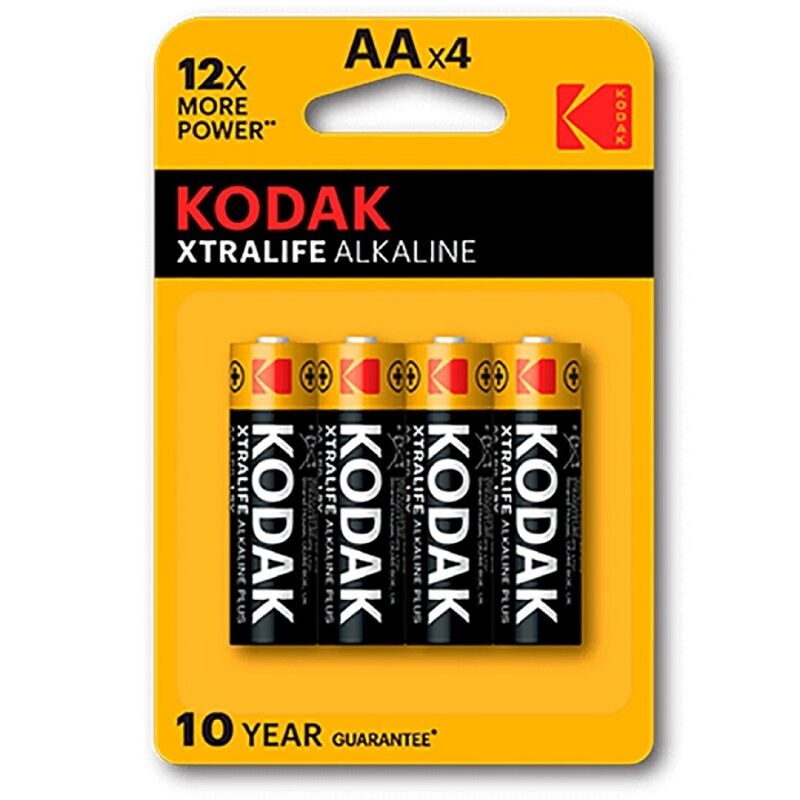 BATTERIA ALCALINA KODAK XTRALIFE AA LR6 BLISTER * 4