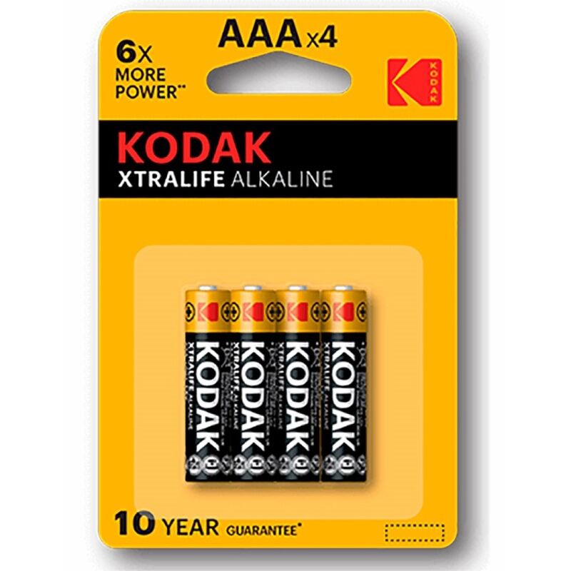 BATTERIA ALCALINA KODAK XTRALIFE AAA LR03 BLISTER * 4