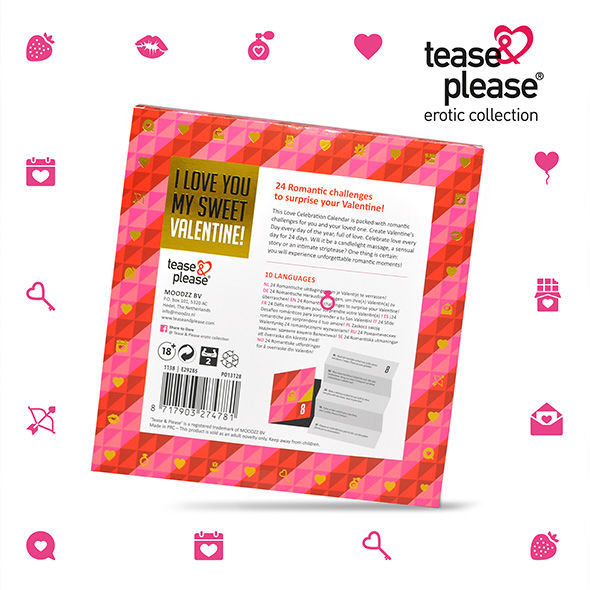 TEASE  PLEASE - CALENDARIO DELLAVVENTO DI SAN VALENTINO