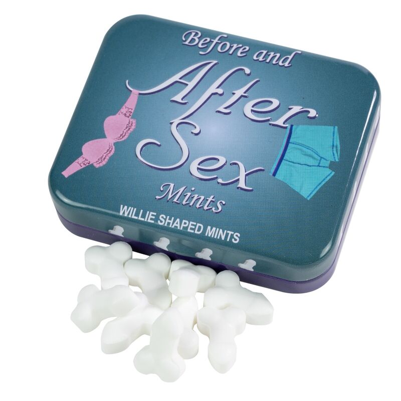 SPENCER  FLEETWOOD BEFORE AND AFTER SEX WILLIE SHAPED MINTS