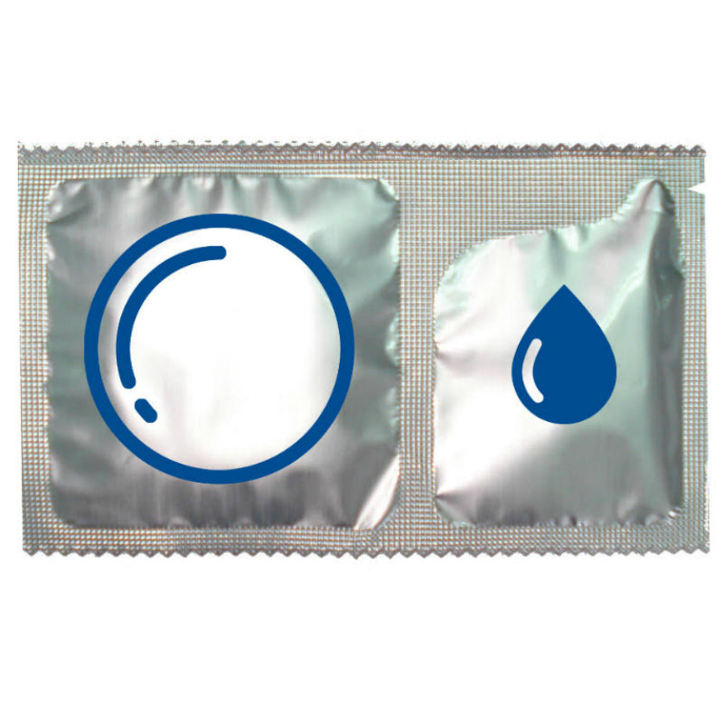 CONTROL 2 IN 1 DOTS  LINES + LUBRICANT 6 UNITS