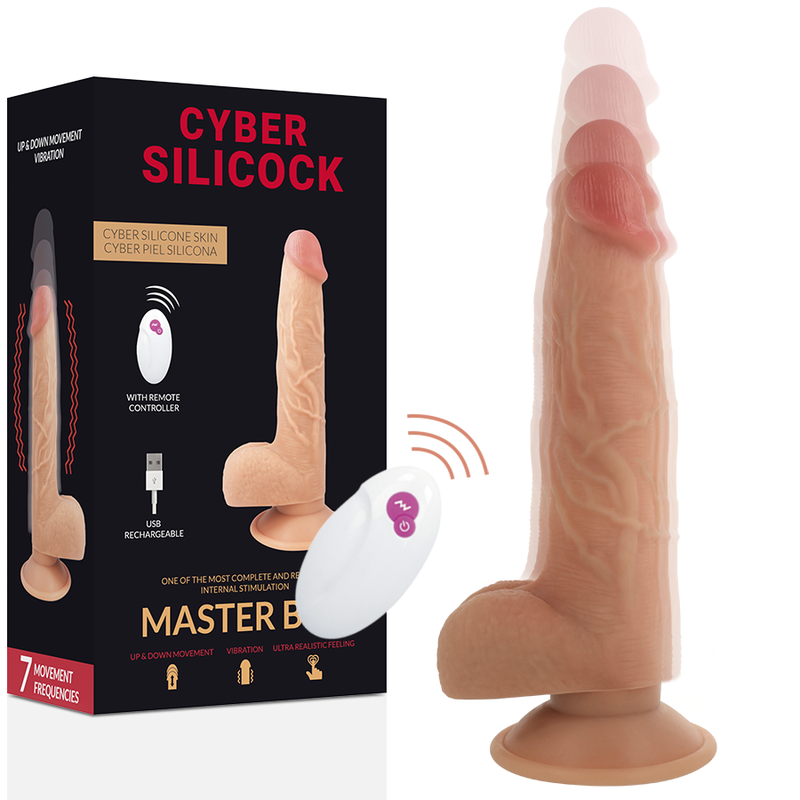 CYBER SILICOCK - TELECOMANDO REALISTIC MASTER BEN 23,88 CM -O- 4,3 CM