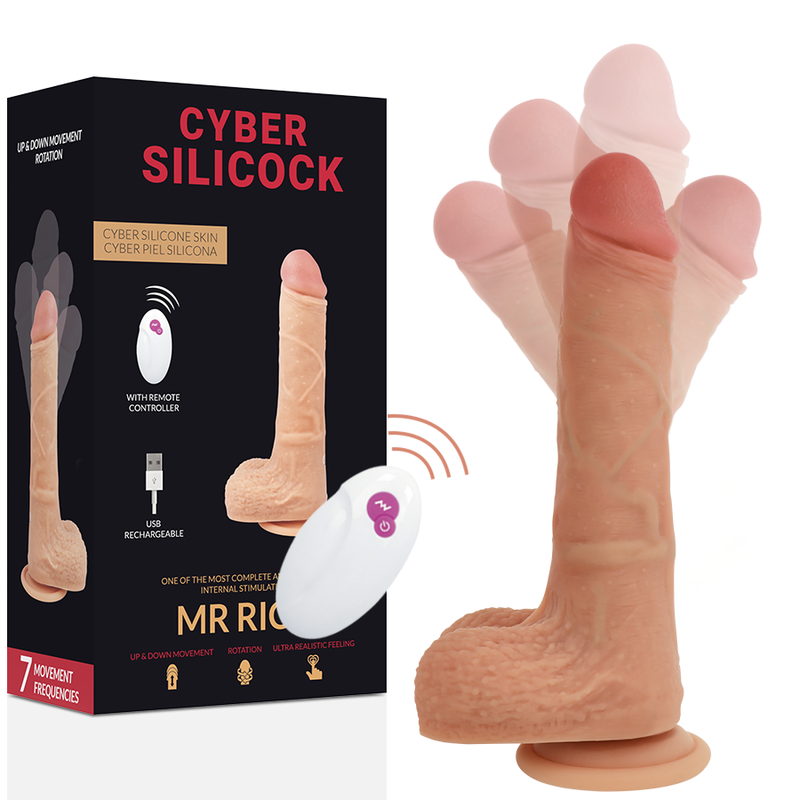 CYBER SILICOCK - TELECOMANDO REALISTICO MR RICK 20.9 CM -O- 4 CM