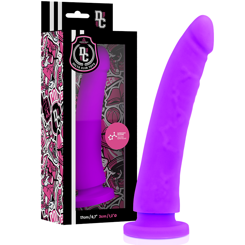 DELTA CLUB - TOYS DILDO MEDICO LILLA IN SILICONE 17 X 3 CM