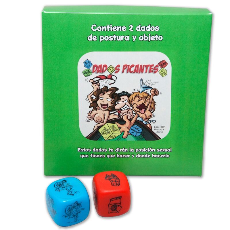 DIABLO PICANTE - 2 DADI GIOCO DI POSTURA E POSTO
