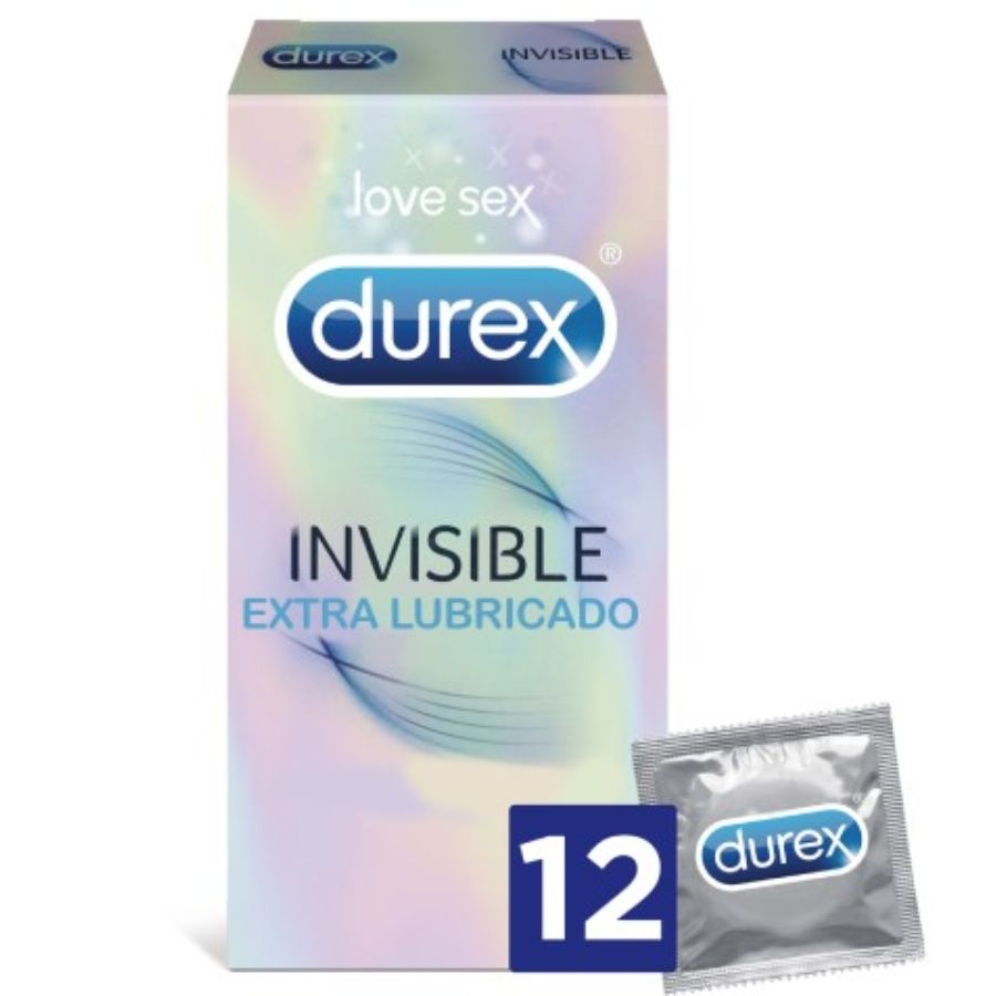 DUREX - INVISIBILE EXTRA LUBRIFICATO 12 UNITÀ