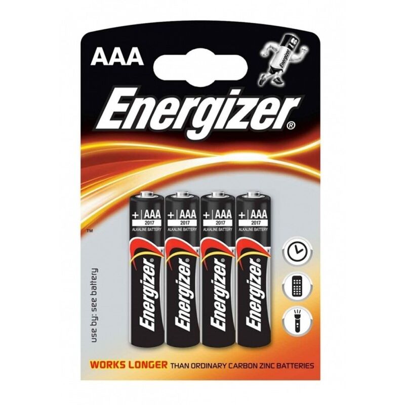 ENERGIZER ALKALINE POWER BATTERIA ALCALINA AAA LR03 BLISTER * 4