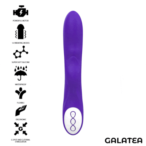 GALATEA - VIBRATORE GALO LILAC COMPATIBILE CON TECNOLOGIA WIRELESS WATCHME