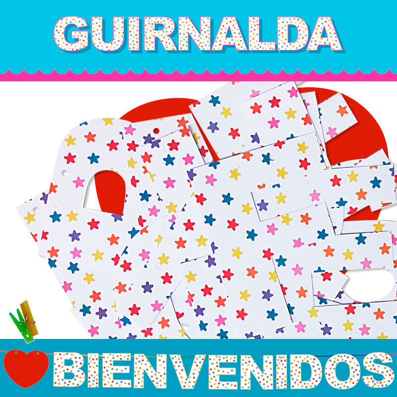 GHIRLANDA DI BENVENUTO (CARTONE 220gr)