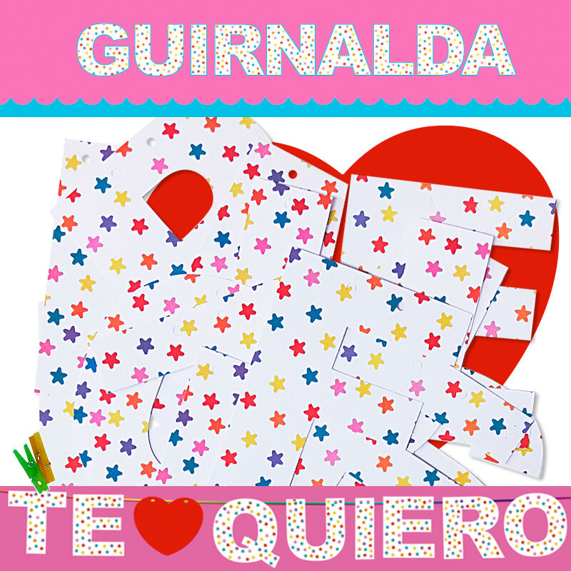 GHIRLANDA TI AMO (Cartone 220gr)
