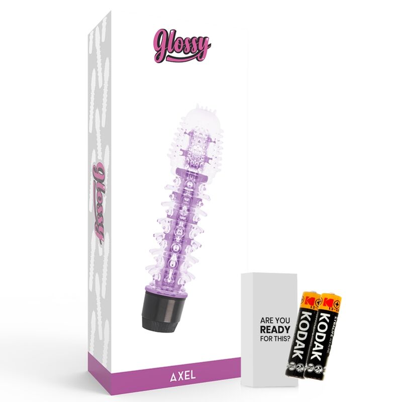 GLOSSY - VIBRATORE AXEL LILLA