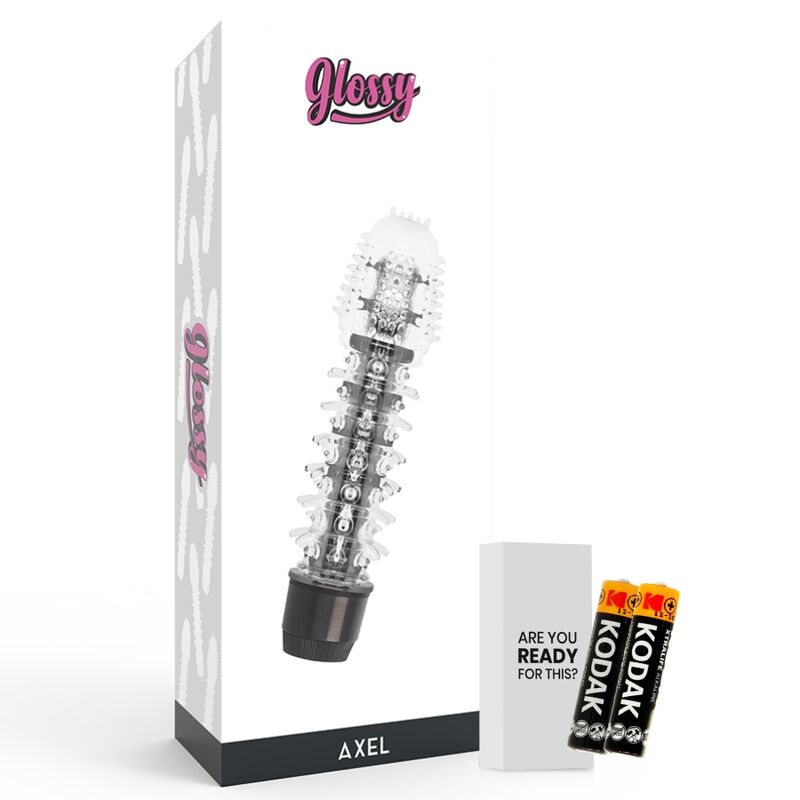 GLOSSY - VIBRATORE AXEL NERO