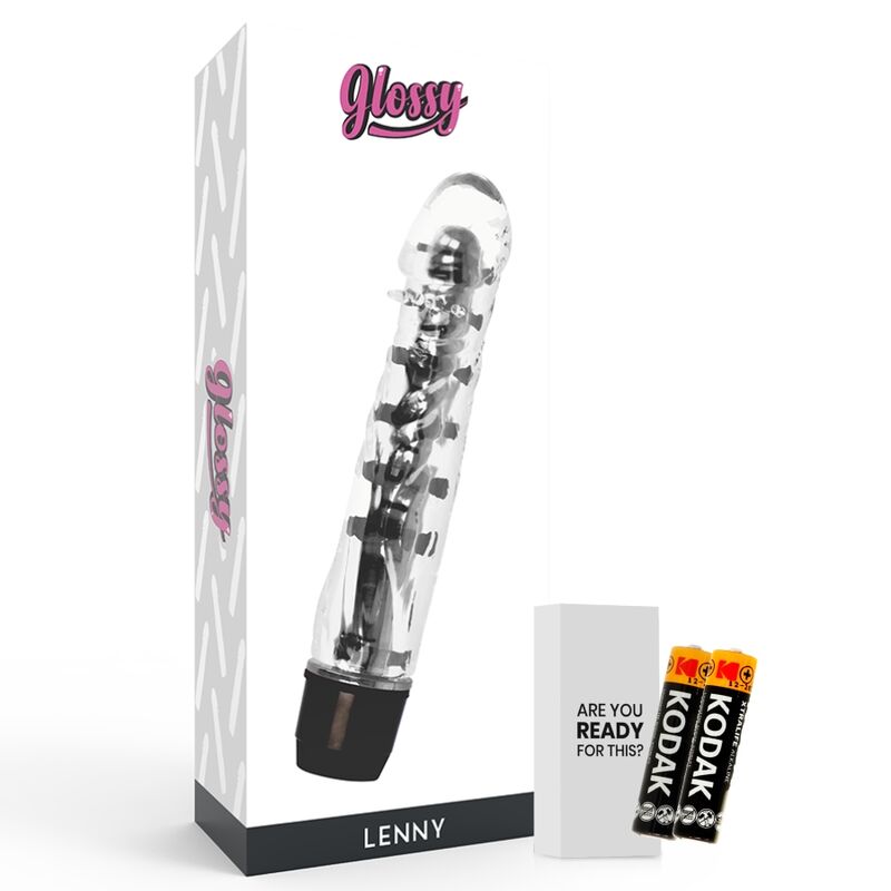 GLOSSY - LENNY VIBRATORE NERO