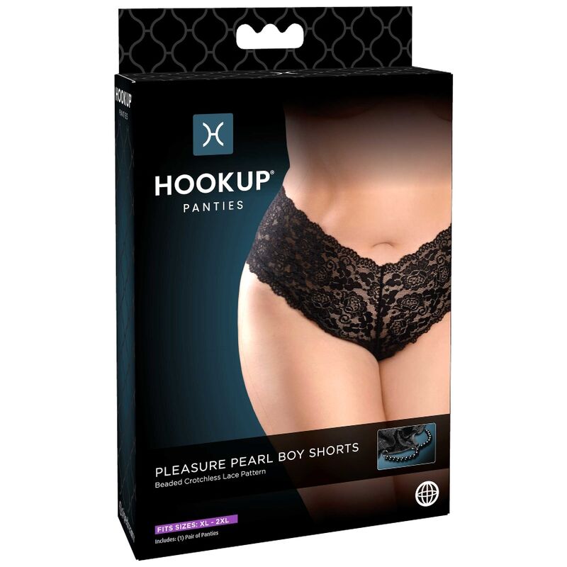 HOOK UP PLEASURE PEARL BSHORTS TAGLIA PLUS