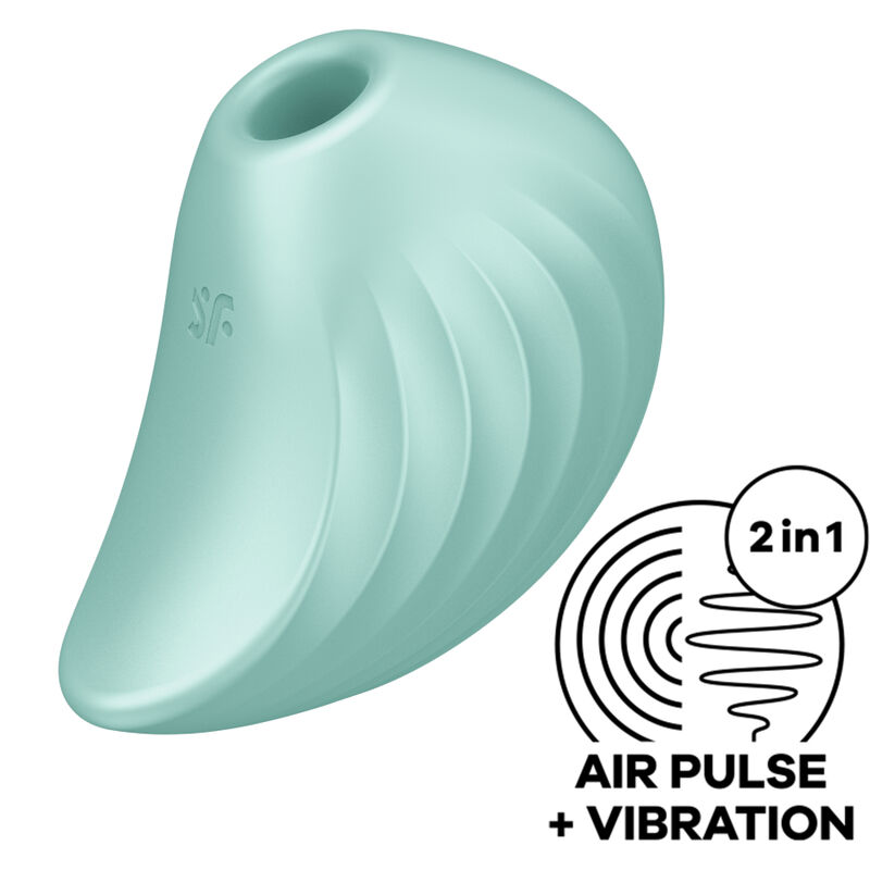 STIMOLATORE E VIBRATORE SATISFYER PEARL DIVER - VERDE STIMOLATORE E VIBRATORE SATISFYER PEARL DIVER - VERDE