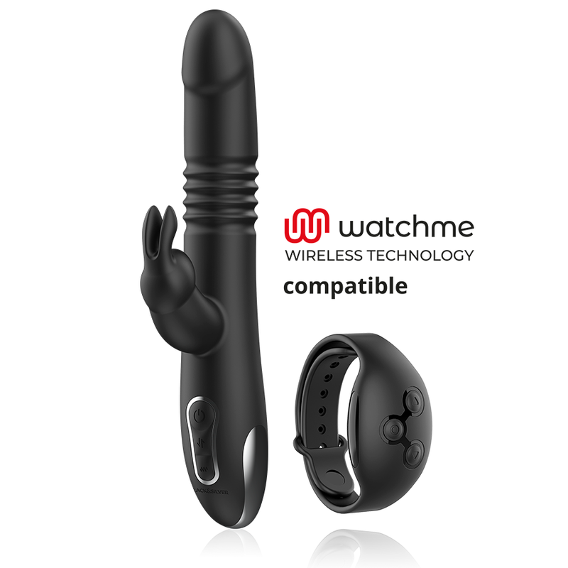 BLACKSILVER - VIBRA STIMOLANTE KENJI COMPATIBILE CON LA TECNOLOGIA WIRELESS WATCHME BLACKSILVER - VIBRA STIMOLANTE KENJI COMPATIBILE CON LA TECNOLOGIA WIRELESS WATCHME