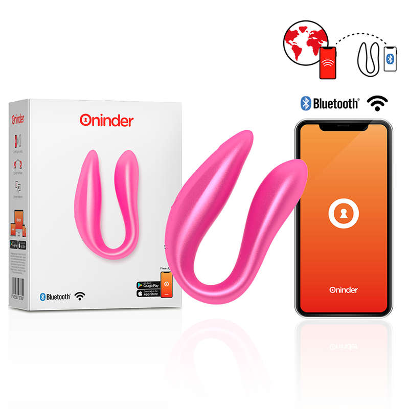 ONINDER? - STIMOLATORE DEL PUNTO G E DEL CLITORALE LISBOA ROSA - APP GRATUITA