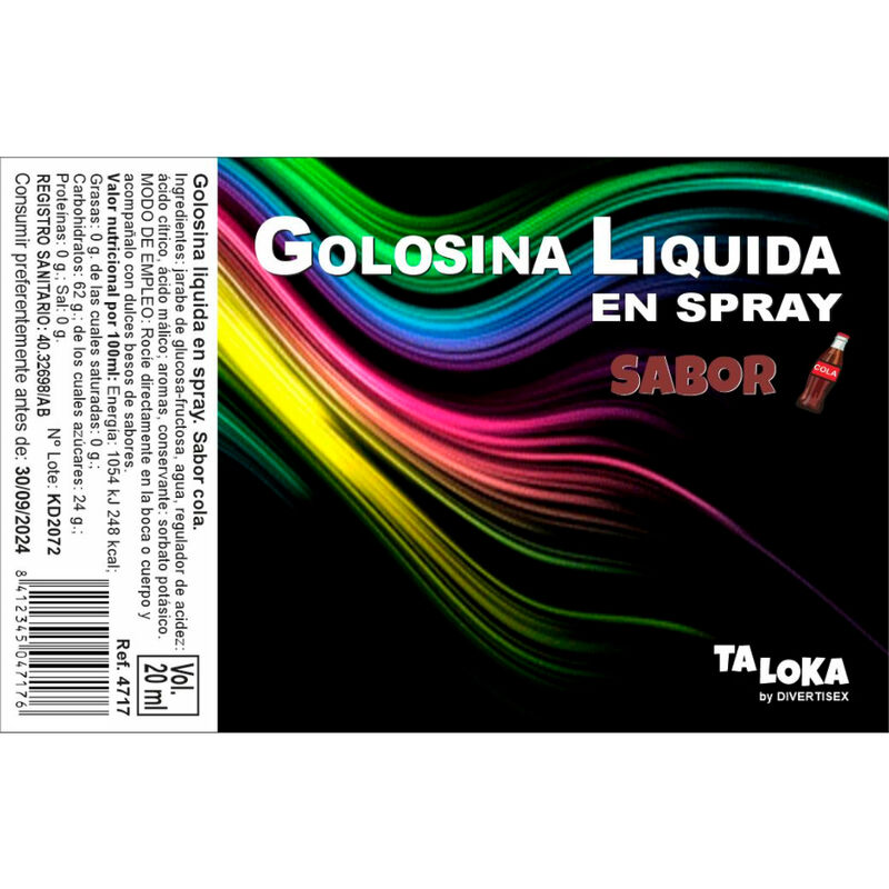 TALOKA - COLA LIQUIDA CANDY SPRAY