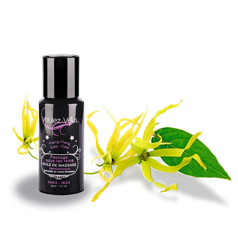 OLIO DA MASSAGGIO VOULEZ-VOUS AFRODIS ACO - YLANG-YLANG E COLA 30 ML