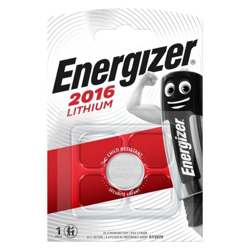 ENERGIZER - BATTERIA LITIO A TASTO CR2016 3V 1 UNIT