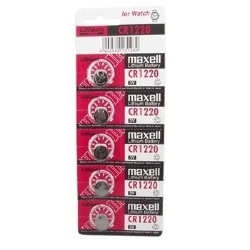 MAXELL BATTERIA LITIO CR1220 3V 5UDS