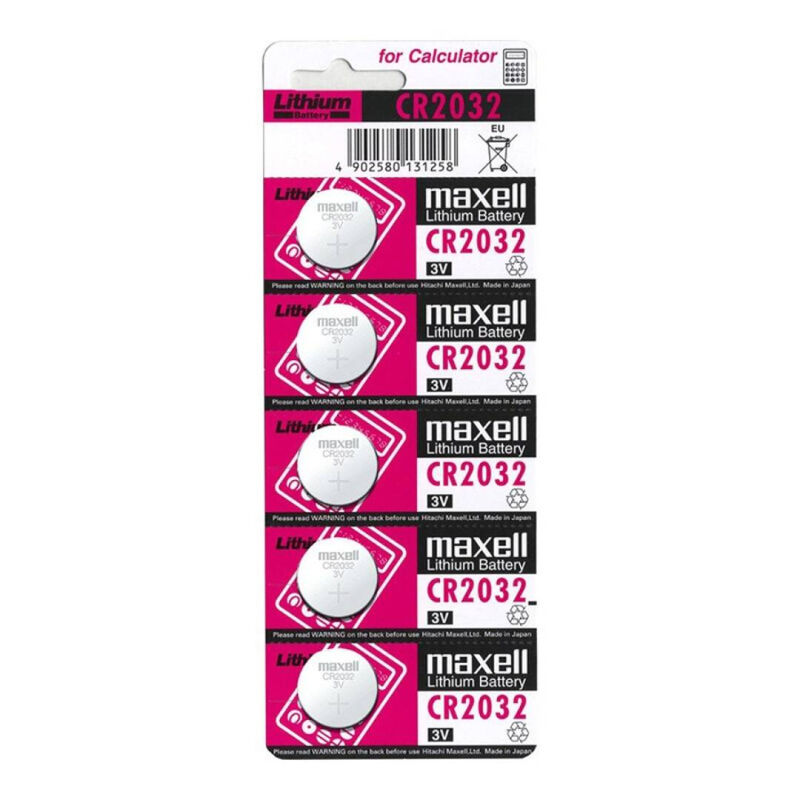 MAXELL BATTERIA LITIO CR2032 3V 5UDS