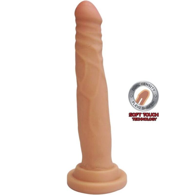 DIVENTA REALE - DONG A DOPPIA DENSITÀ 19 CM PELLE