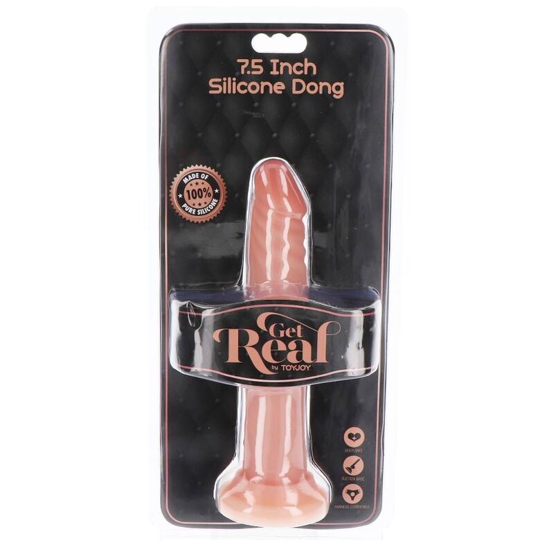 GET REAL - SILICONE DONG 19 CM PELLE