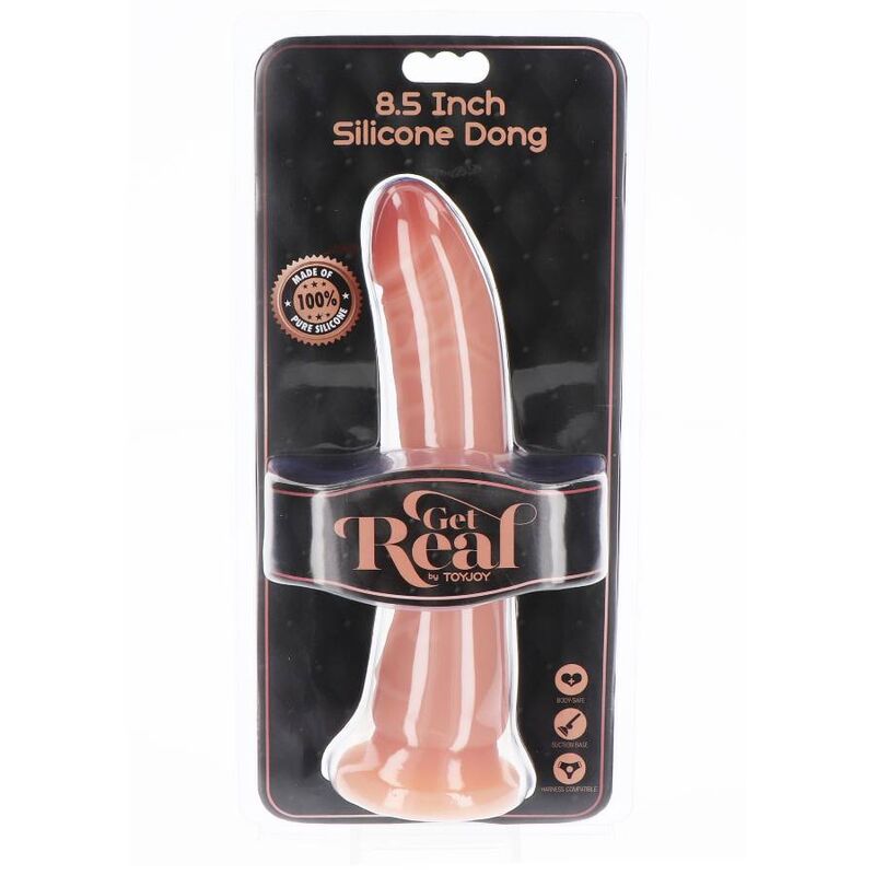 GET REAL - SILICONE DONG 21 CM PELLE