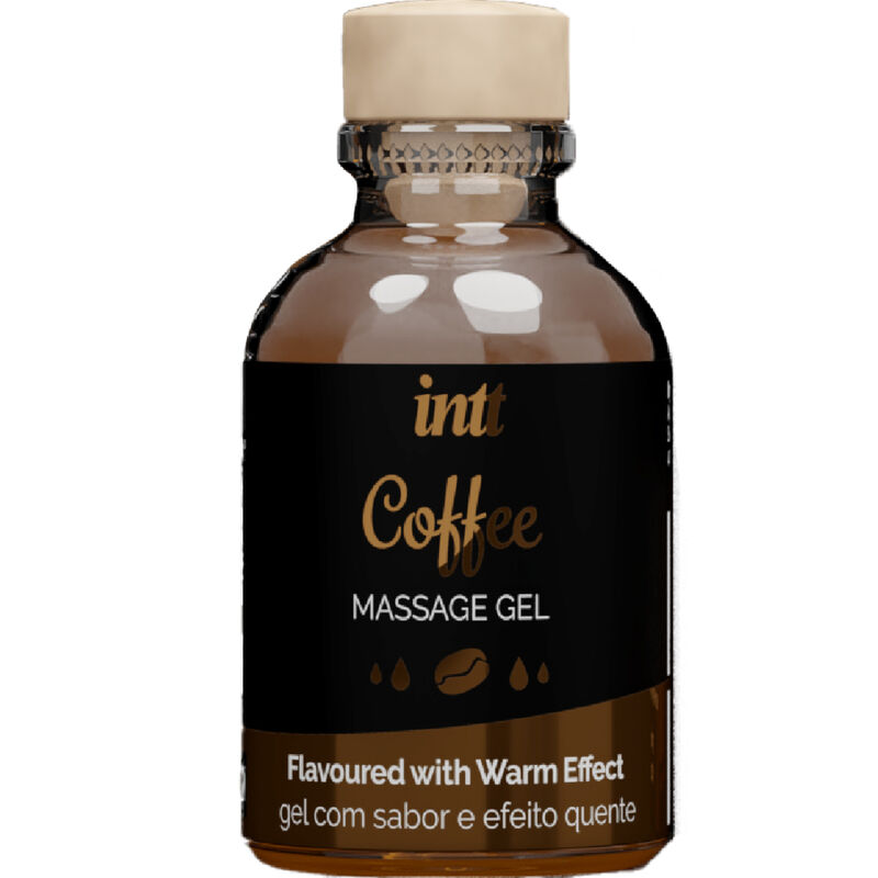 INTT MASSAGE  ORAL SEX - GEL DA MASSAGGIO AL GUSTO DI CAFFÈ EFFETTO CALDO