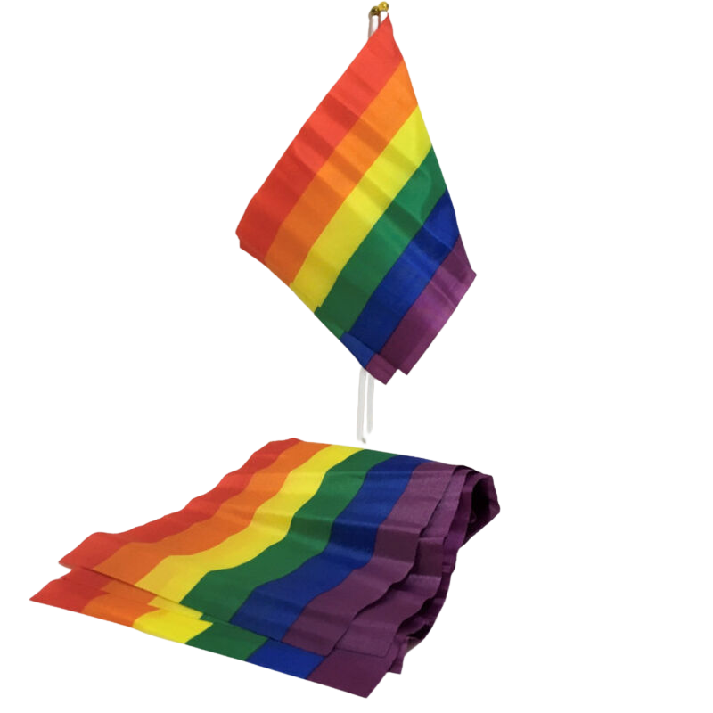 ORGOGLIO - BANDIERA PICCOLA BANDIERA LGBT