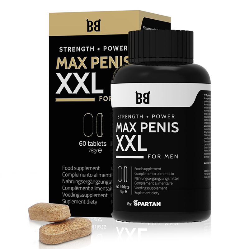 BLACKBULL BY SPARTAN - MAX PENIS XXL FORZA + POTENZA PER UOMINI 60 COMPRESSE