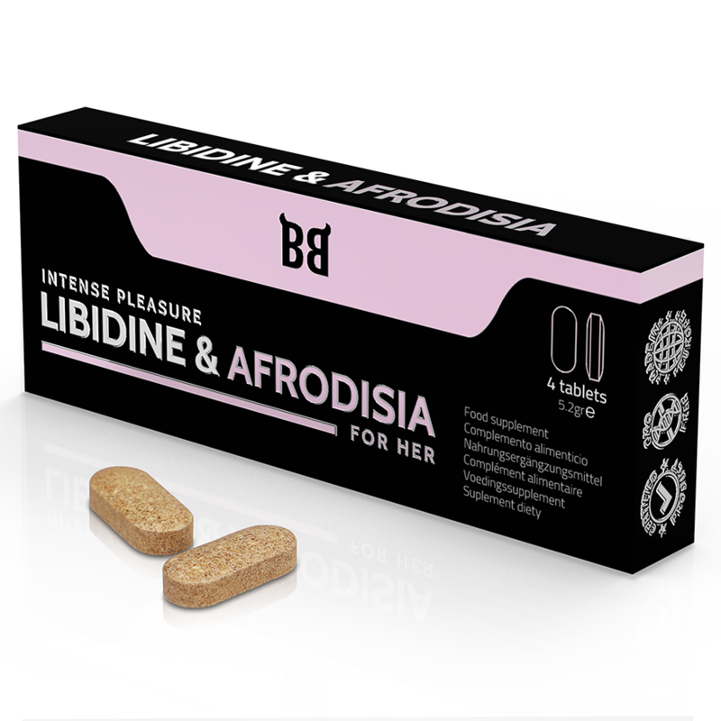 BLACKBULL BY SPARTAN - LIBIDINE E AFRODISIA PIACERE INTENSO PER LEI 4 COMPRESSE