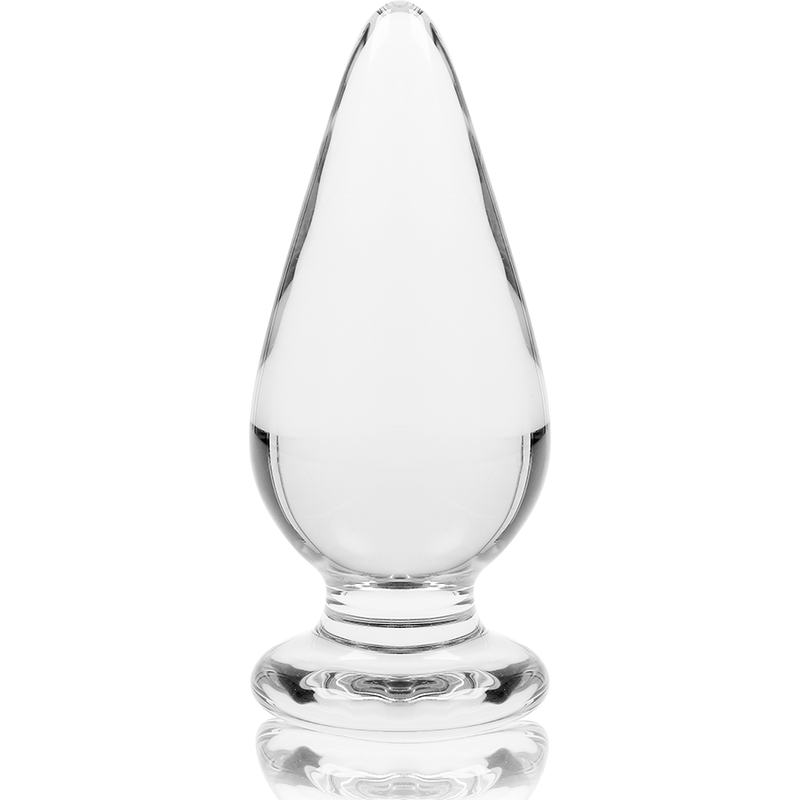 NEBULA SERIES BY IBIZA - MODELLO 4 PLUG ANALE VETRO BOROSILICATO 11 X 5 CM TRASPARENTE