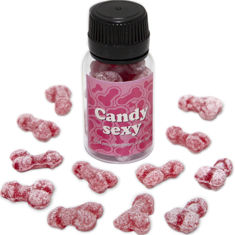 DIABLO PICANTE - CANDY SEXY VASO DA 12 GOMME GUMMY AL GUSTO FRAGOLA-CILIEGIA