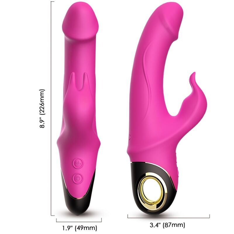 ARMONY - METEROR DILDO VIBRATORE RABBIT ROTATOR FUCSIA ARMONY - METEROR DILDO VIBRATORE RABBIT ROTATOR FUCSIA