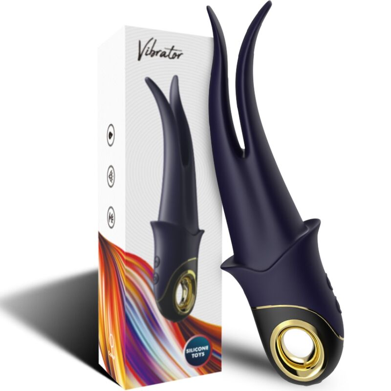 ARMONY - VIBRATORE OMBRA DOPPIA TESTA TEASING BLU ARMONY - VIBRATORE OMBRA DOPPIA TESTA TEASING BLU