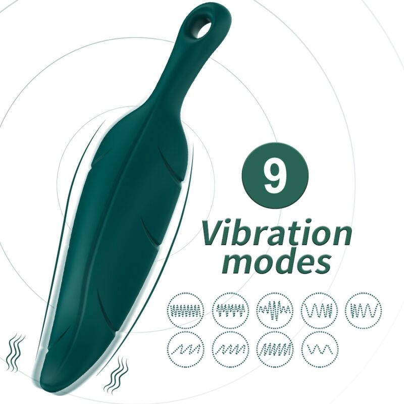 ARMONY - STIMOLATORE E VIBRATORE VERDE FOGLIA ARMONY - STIMOLATORE E VIBRATORE VERDE FOGLIA