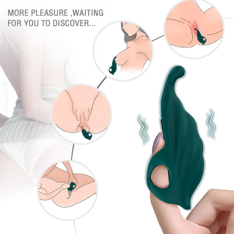 ARMONY - STIMOLATORE E VIBRATORE PER DITA VERDE ARMONY - STIMOLATORE E VIBRATORE PER DITA VERDE