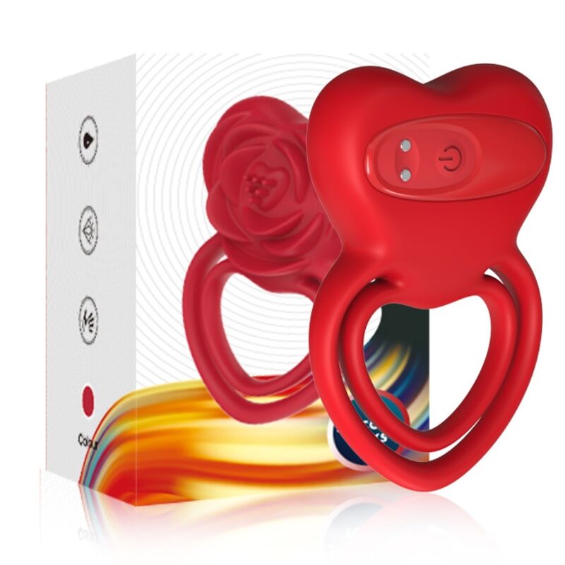 ARMONY - ANELLO VIBRATORE CUORE ROSSO ARMONY - ANELLO VIBRATORE CUORE ROSSO