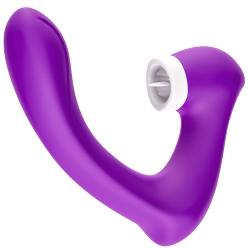ARMONY - SECRETKISS LECCATO CLIT VIBRANTE E VIBRATORE CURVO VIOLA ARMONY - SECRETKISS LECCATO CLIT VIBRANTE E VIBRATORE CURVO VIOLA
