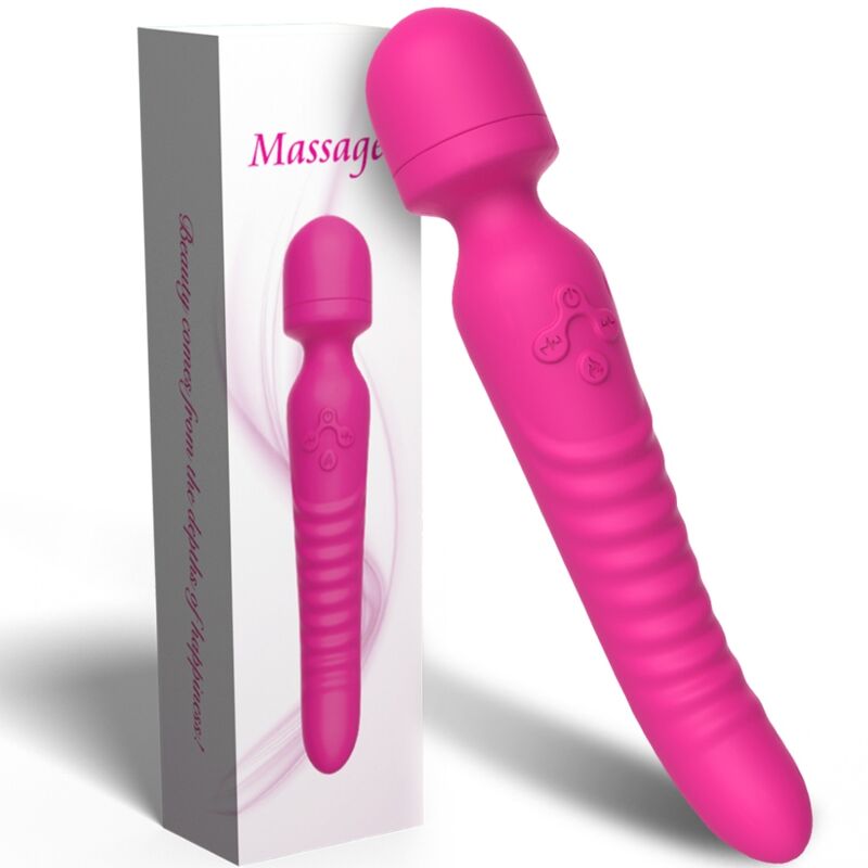 ARMONY - MISSION MASSAGGIATORE E VIBRATORE EFFETTO CALORE FUCSIA ARMONY - MISSION MASSAGGIATORE E VIBRATORE EFFETTO CALORE FUCSIA