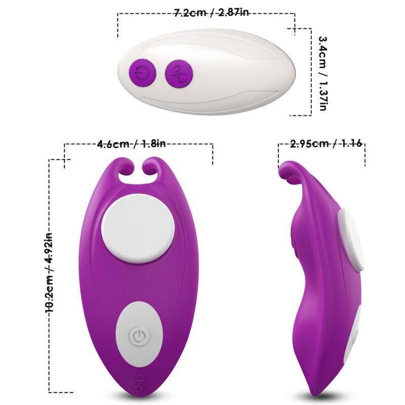 ARMONY - MUTANDINE INDOSSABILI HONEYBEE VIBRATORE G-SPOT REMOTE CONTROL VIOLA ARMONY - MUTANDINE INDOSSABILI HONEYBEE VIBRATORE G-SPOT REMOTE CONTROL VIOLA