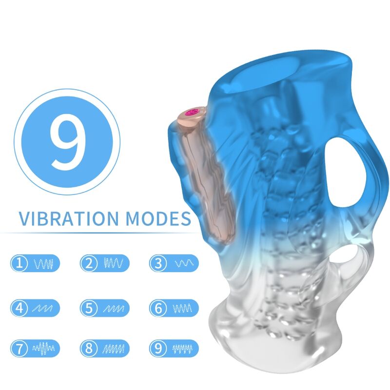 ARMONY - DITO MASTURBATORE E VIBRATORE BLU GRADIENTE ARMONY - DITO MASTURBATORE E VIBRATORE BLU GRADIENTE