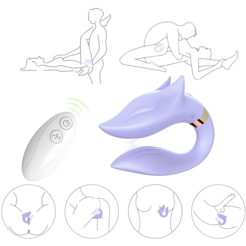 ARMONY - VIBRATORE FOX PER COPPIA TELECOMANDO VIOLA ARMONY - VIBRATORE FOX PER COPPIA TELECOMANDO VIOLA