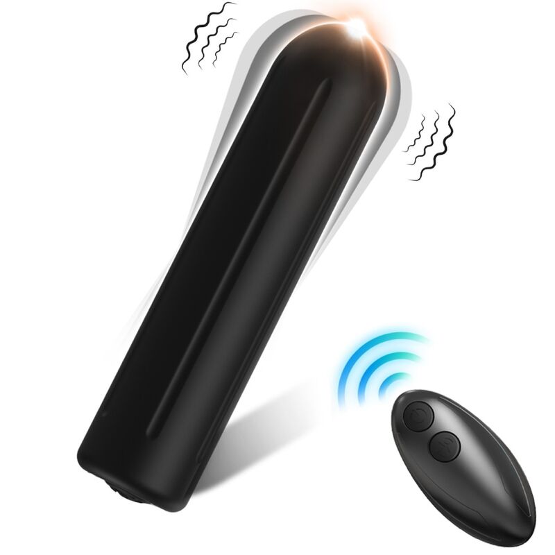 ARMONY - TESTATA VIBRATORE BULLET TELECOMANDO NERO 2 CM X 8.8 CM ARMONY - TESTATA VIBRATORE BULLET TELECOMANDO NERO 2 CM X 8.8 CM