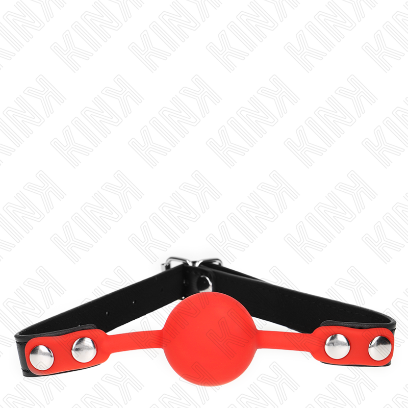 KINK - PALLA IN SILICONE ROSSA 4 CM GAG 60 x 2 CM KINK - PALLA IN SILICONE ROSSA 4 CM GAG 60 x 2 CM