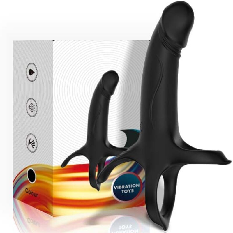 ARMONY - DILDO CON ANELLO E VIBRATORE NERO ARMONY - DILDO CON ANELLO E VIBRATORE NERO