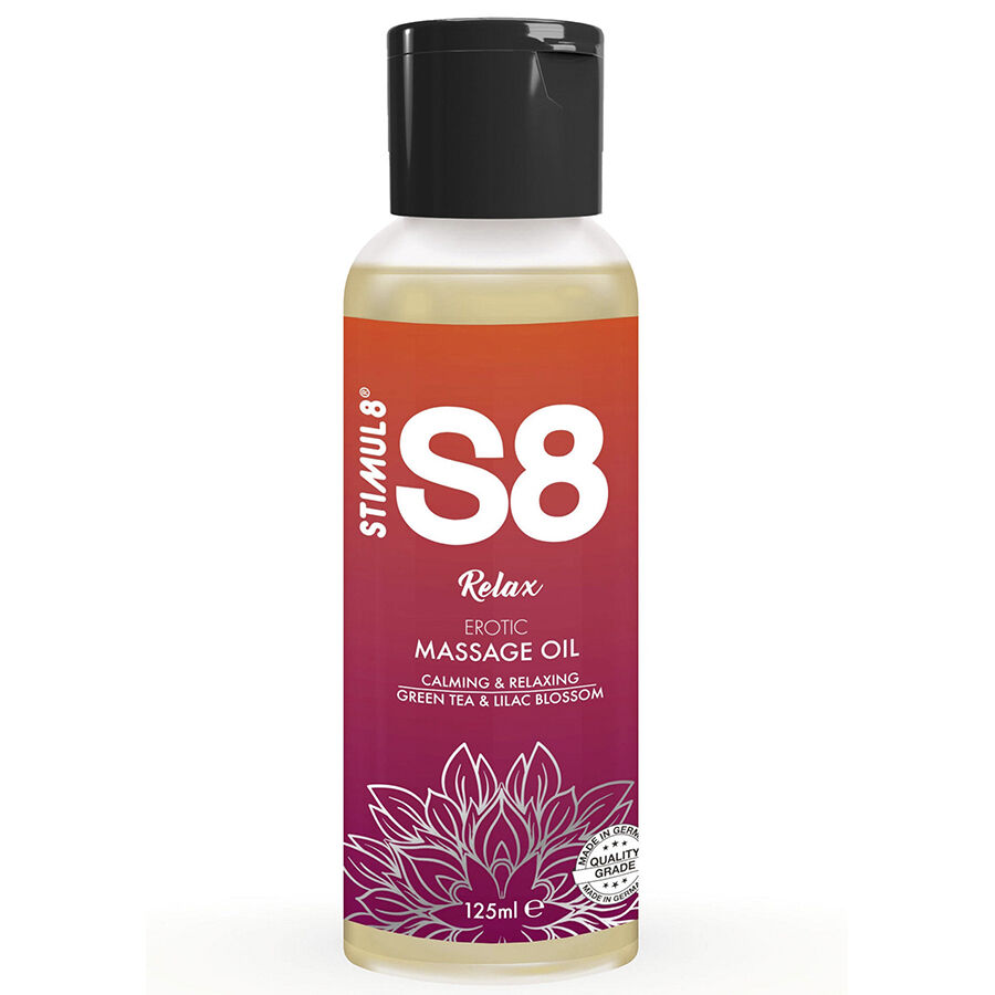 STIMUL8 - S8 RELAX OLIO PER MASSAGGI AL TÈ VERDE 125 ML